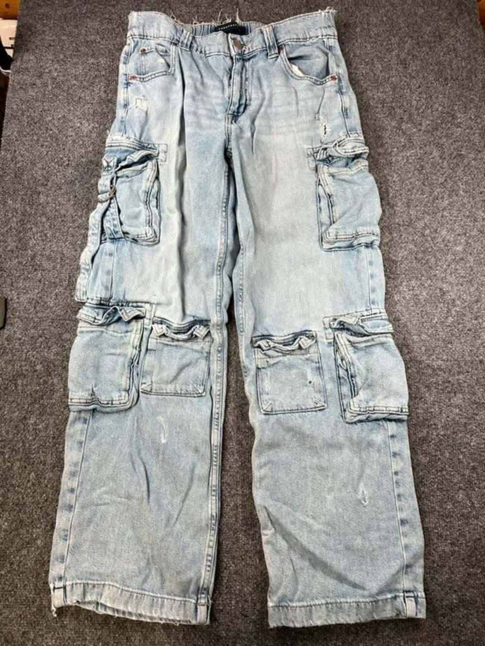 Y2K Aeropostale juniors low rise cargo jeans size medium B92